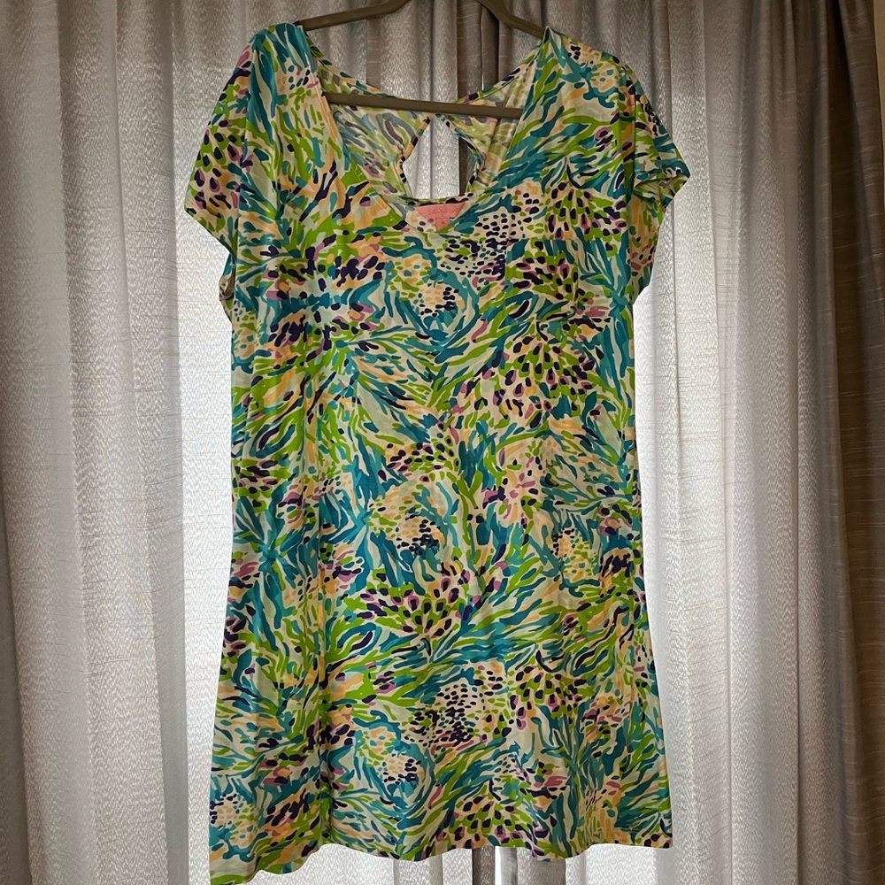 Lilly Pulitzer XL Tshirt Dress casual and comfy NWOT